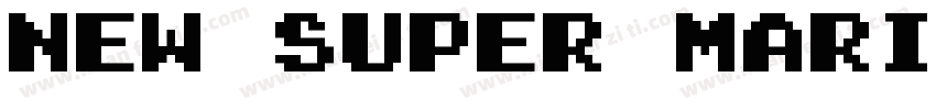New Super Mario Font U Regular字体转换